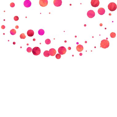 konfeti kırmızı arka plan.