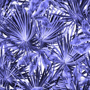 Egzotik desen. Yaz suluboya arka plan.