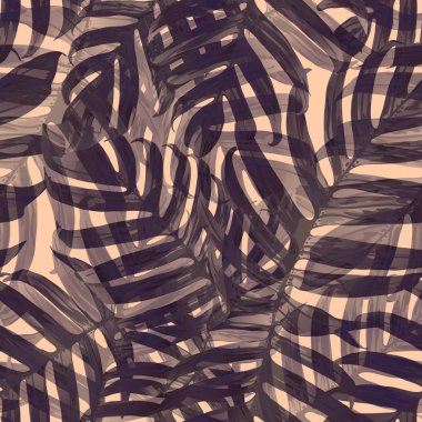 Palm Monstera Seamless modeli. 