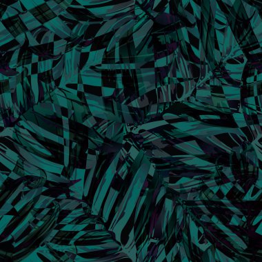 Palm Monstera Seamless modeli. 