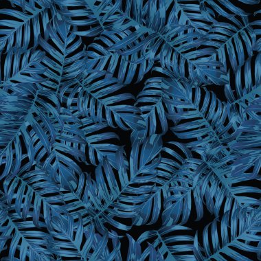 Palm Monstera Seamless modeli. 