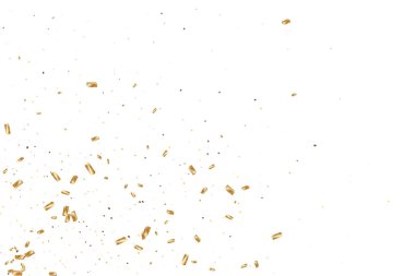 Altın konfeti arka plan.