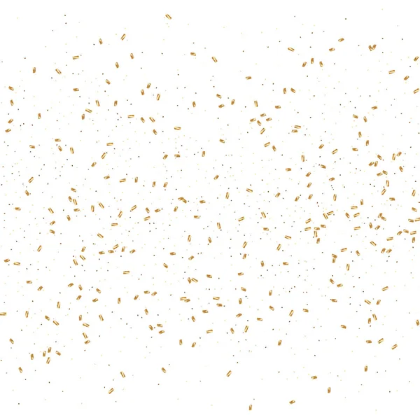 Gouden confetti achtergrond. — Stockvector