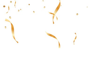 Altın konfeti arka plan.