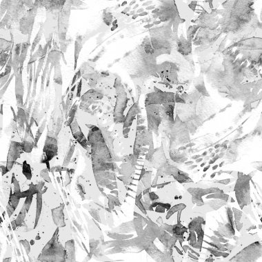 Suluboya etnik seamless modeli.