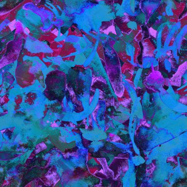 Suluboya etnik seamless modeli.