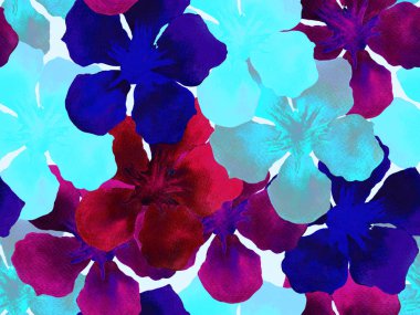 Hawaiian suluboya desen. 