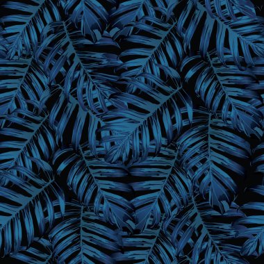 Palm Monstera Seamless modeli. 