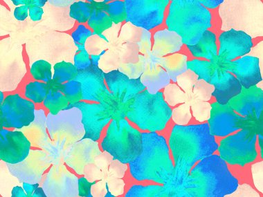 Hawaiian suluboya desen. 