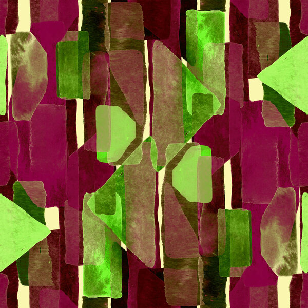 Watercolour stripe background.