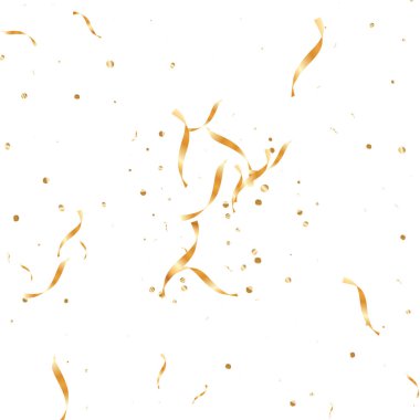 Altın konfeti arka plan.