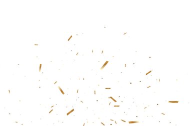 Altın konfeti arka plan.