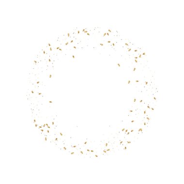 Altın konfeti arka plan.