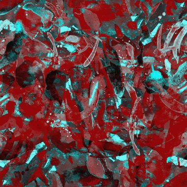 Suluboya etnik seamless modeli.