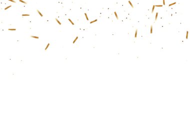 Altın konfeti arka plan.