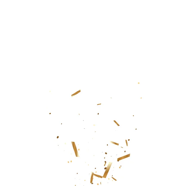 Gold Confetti Background. — Stock Vector