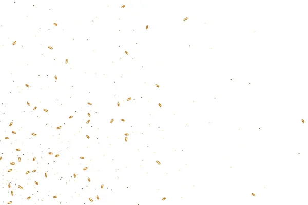 Gouden confetti achtergrond. — Stockvector