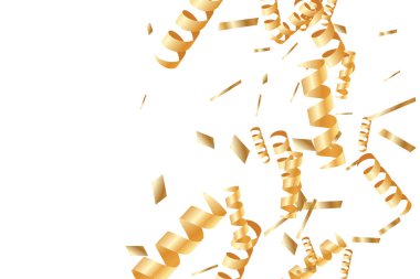 Altın konfeti arka plan.