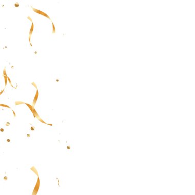 Altın konfeti arka plan.