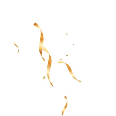 Altın konfeti arka plan.