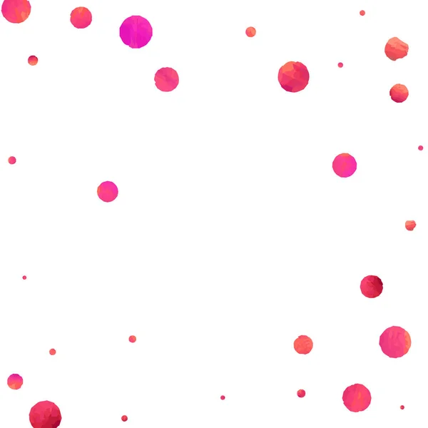 Confettis rouge fond . — Image vectorielle