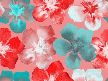 Hawaiian suluboya desen. 