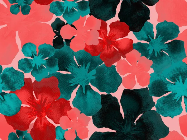 Hawaiian suluboya desen. 