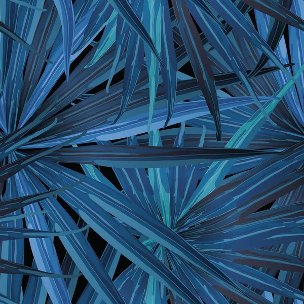 Palm Monstera egzotik Seamless modeli. 