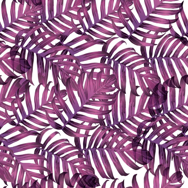 Palm Monstera egzotik Seamless modeli. 