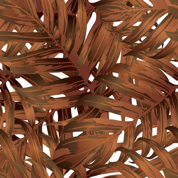 Palm Monstera egzotik Seamless modeli. 