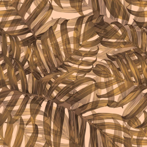 Palm Monstera egzotik Seamless modeli. 