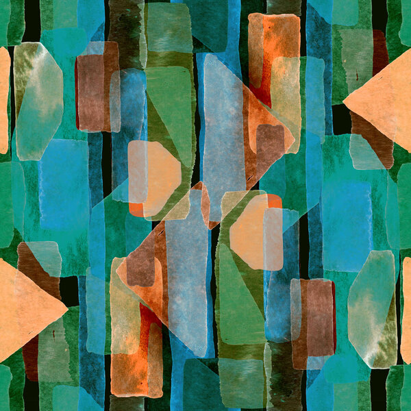 Watercolour stripe background.