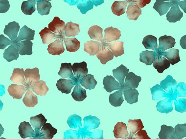 Hawaiian suluboya desen. 