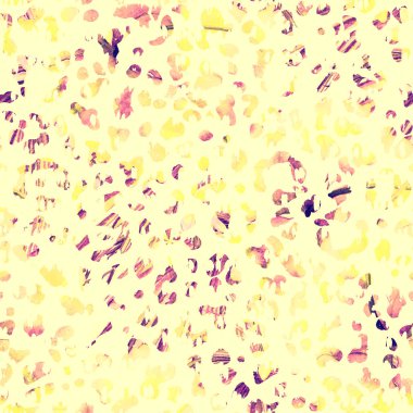 Leopar Dikişsiz suluboya desen.