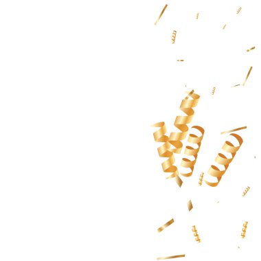 Altın konfeti arka plan.