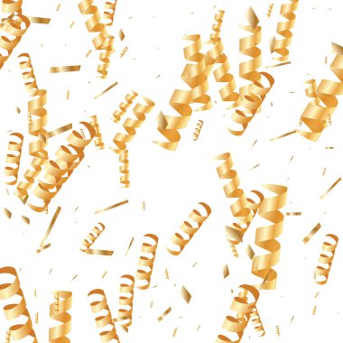 Altın konfeti arka plan.