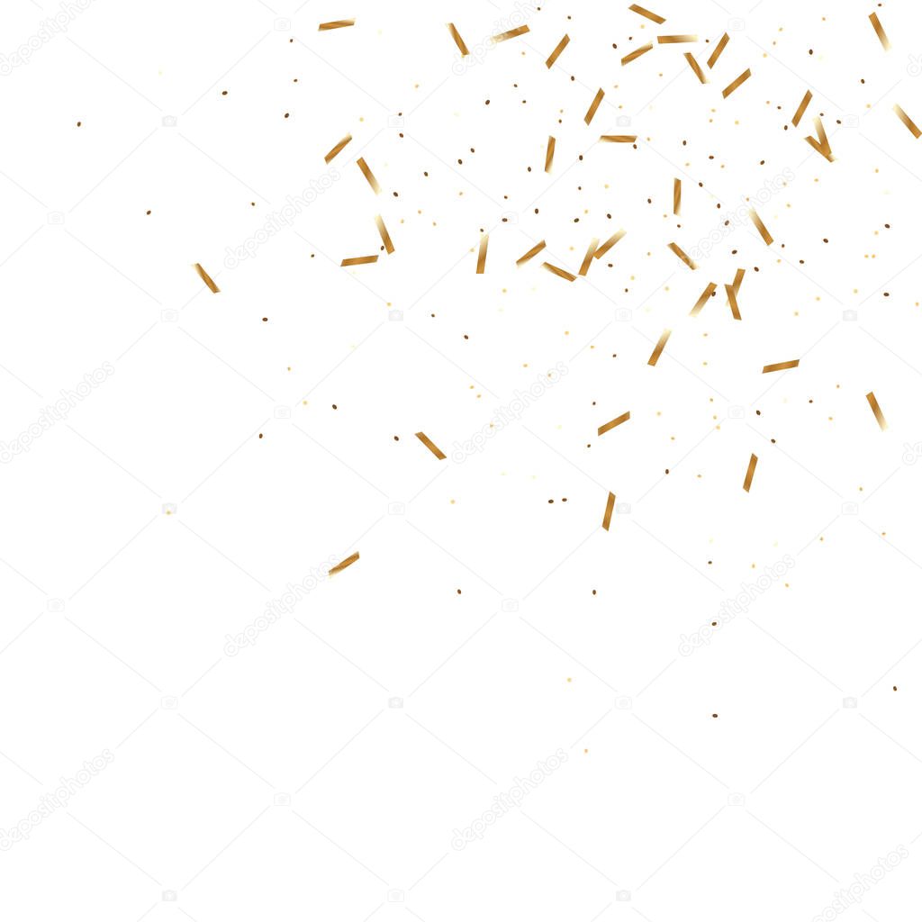 Gold Confetti Background.