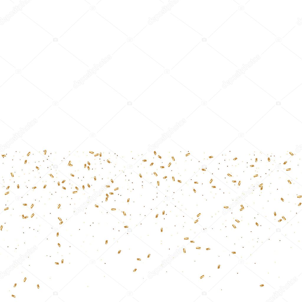 Gold Confetti Background.