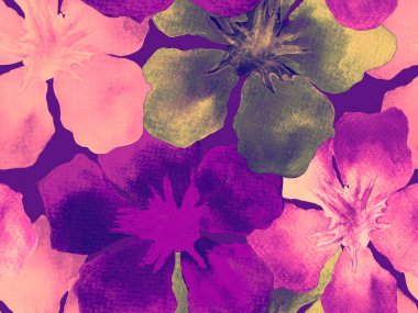 Hawaiian suluboya desen. 