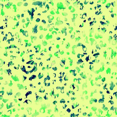 Leopar Dikişsiz suluboya desen.