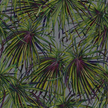 Egzotik desen. Yaz suluboya arka plan.