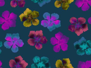 Hawaiian suluboya desen. 