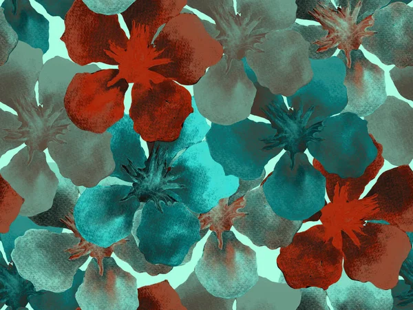 Hawaiian suluboya desen. 