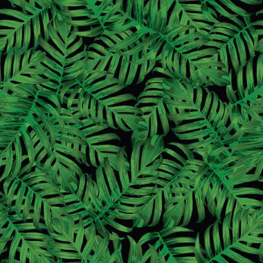 Palm Monstera Seamless modeli. 