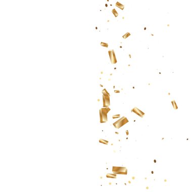 Altın konfeti arka plan.