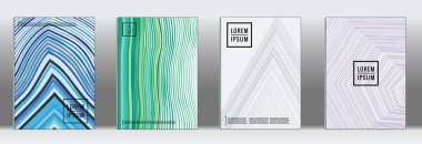 Retro posterlerini açmaları. En az geometrik yıllık rapor şablonları.