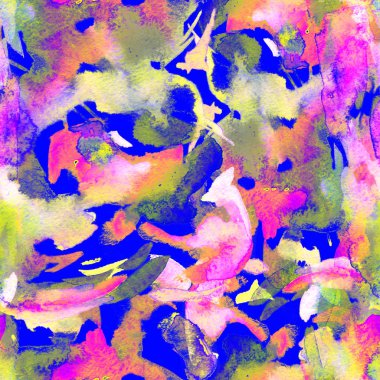 Suluboya kusursuz desen.