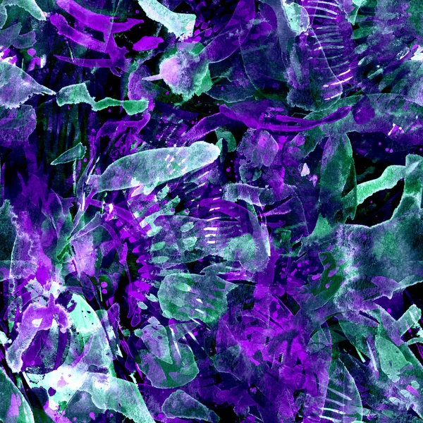 Suluboya etnik seamless modeli.