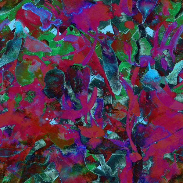 Suluboya etnik seamless modeli.