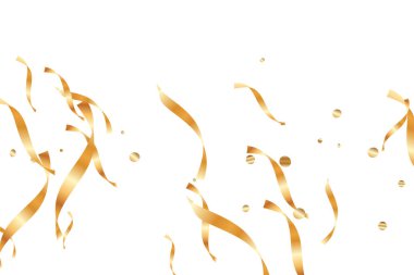 Altın konfeti arka plan.